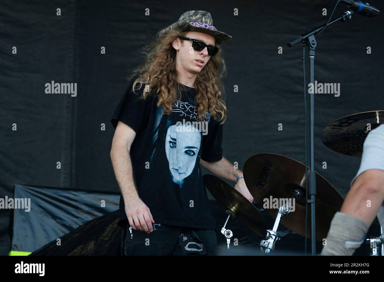 Castor Hetfield of Bastardane performs at the To Rockville