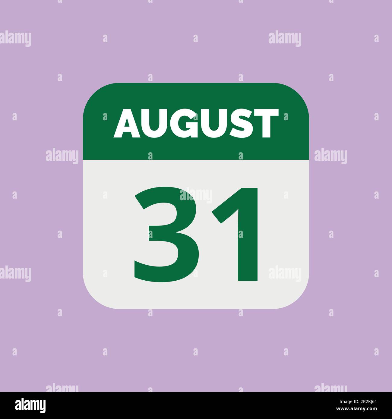 August 31 Calendar Date Icon Stock Vector Image & Art - Alamy