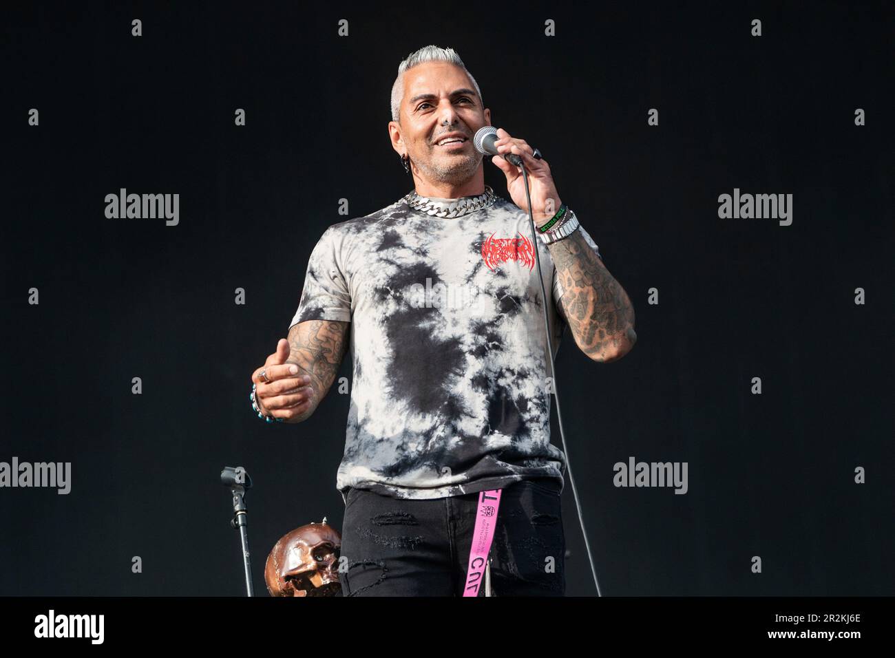 Jose Mangin performs at the Welcome To Rockville Music Festival on ...