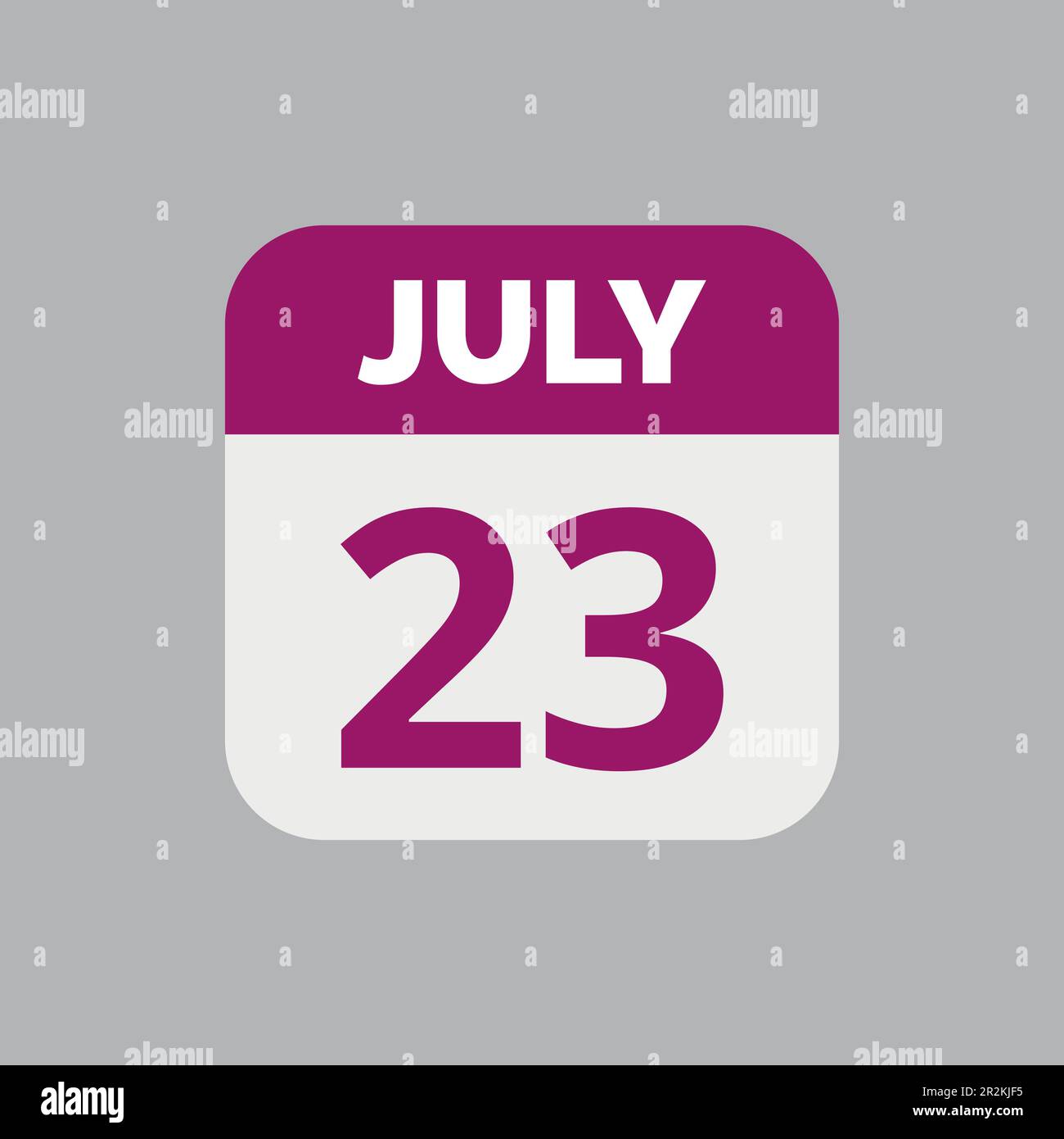 July 23 Calendar Date Icon Stock Vector Image Art Alamy July 23 Calendar Date Icon Stock Vector Image Art Alamy