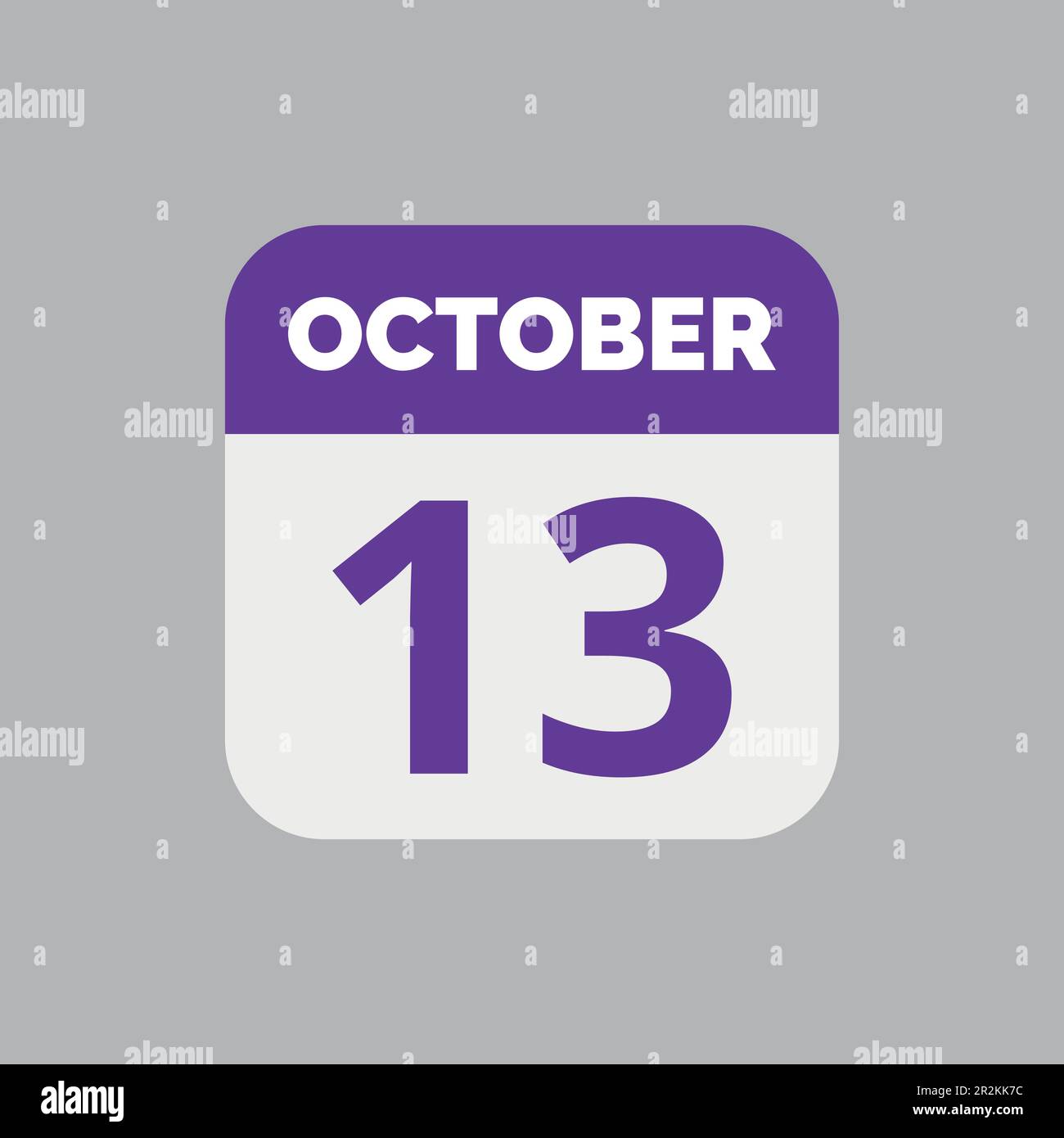 October 13 Calendar Date Icon Stock Vector Image Art Alamy October 13 Calendar Date Icon Stock Vector Image Art Alamy