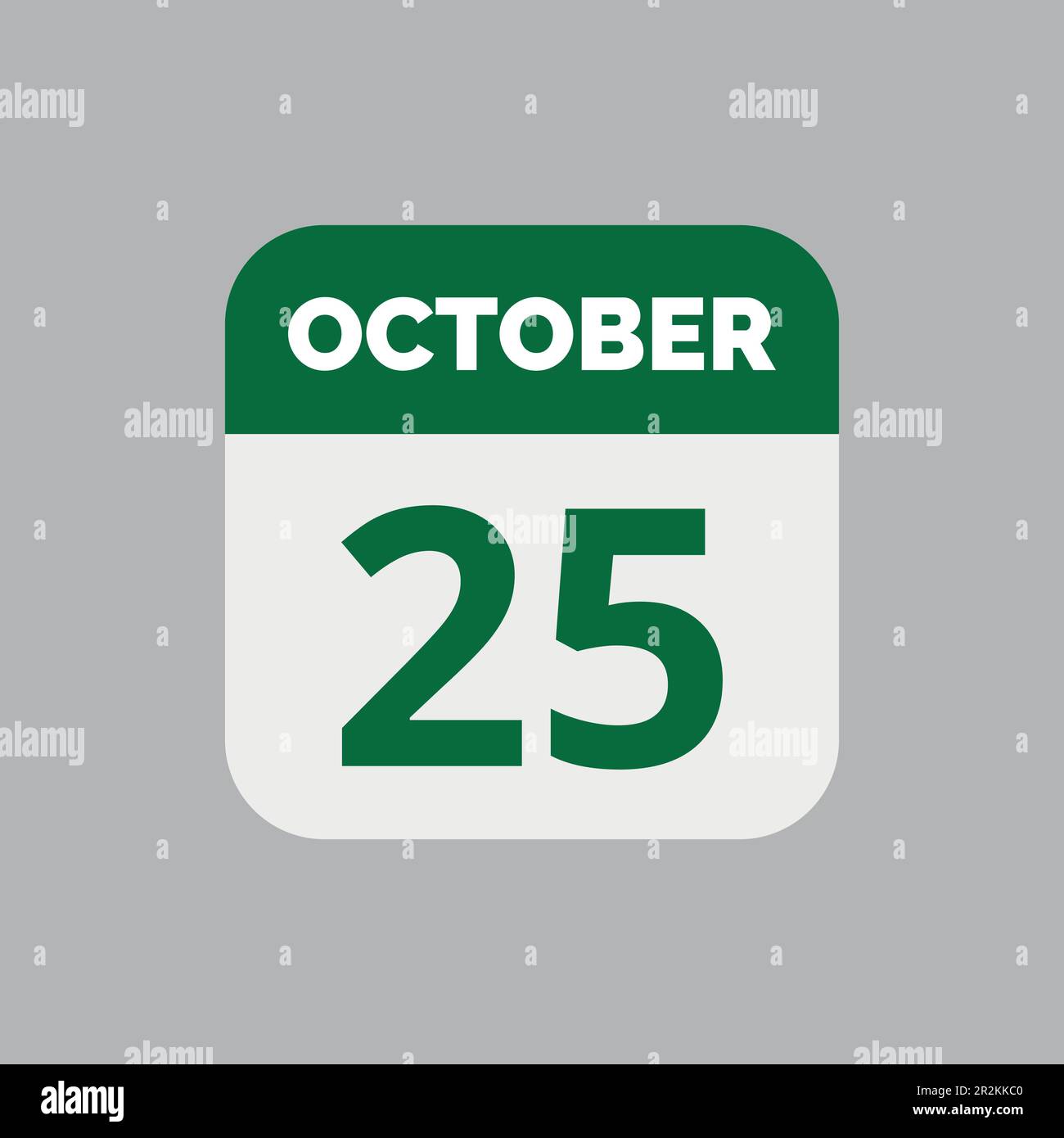October 25 Calendar Date Icon Stock Vector Image Art Alamy October 25 Calendar Date Icon Stock Vector Image Art Alamy