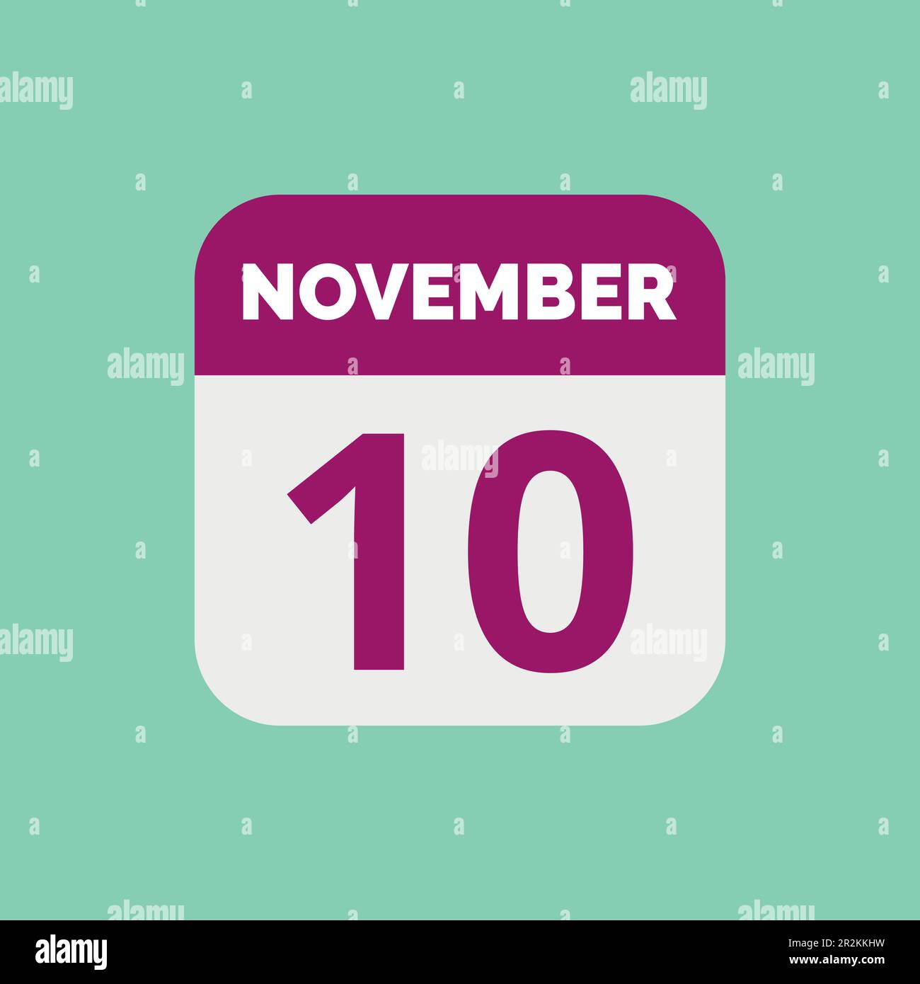 November 10 Calendar Date Icon Stock Vector Image Art Alamy November 10 Calendar Date Icon Stock Vector Image Art Alamy