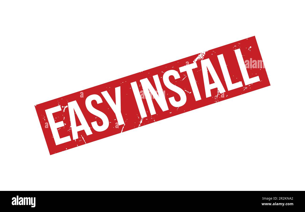 Easy Install Rubber Stamp Seal Vector Stock Vector Image & Art Alamy