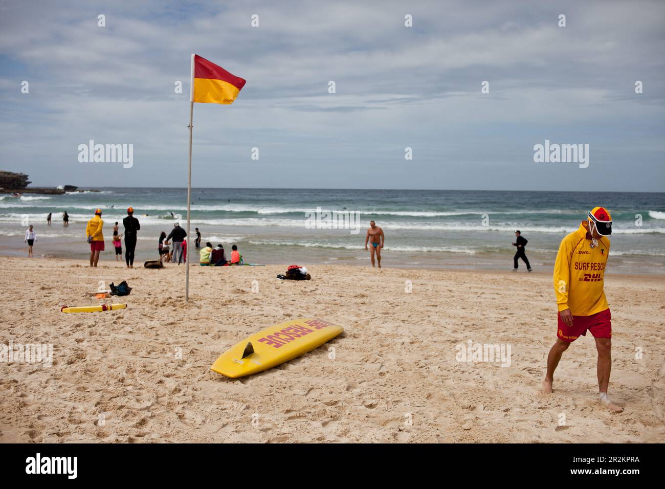 Lifeguards on duty at Bondi beach, in Sydney, Australia Stock Photo Alamy