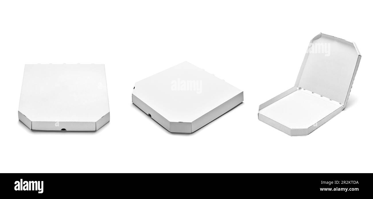 pizza box food cardboard delivery package Stock Photo Alamy