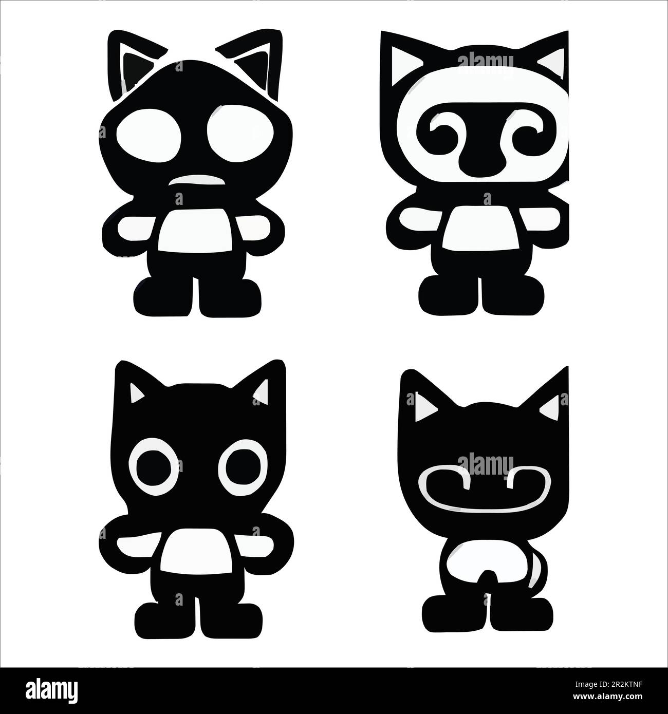 Cute cartoons designs vector file stock vector image art alamy