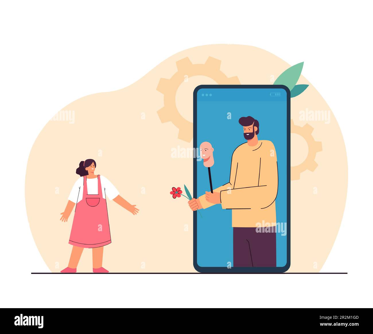 Child and adult male danger Stock Vector Images - Alamy