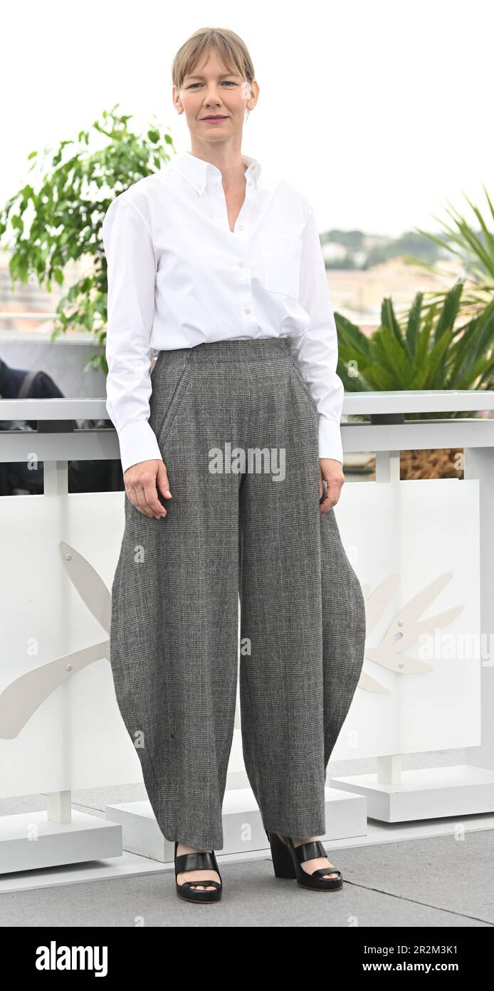 Cannes, France. 20th May, 2023. German actress Sandra Huller attends a photo call for The Zone Of Interest at the 76th Cannes Film Festival at Palais des Festivals in Cannes, France on Saturday, May 20, 2023. Photo by Rune Hellestad/ Credit: UPI/Alamy Live News Stock Photo