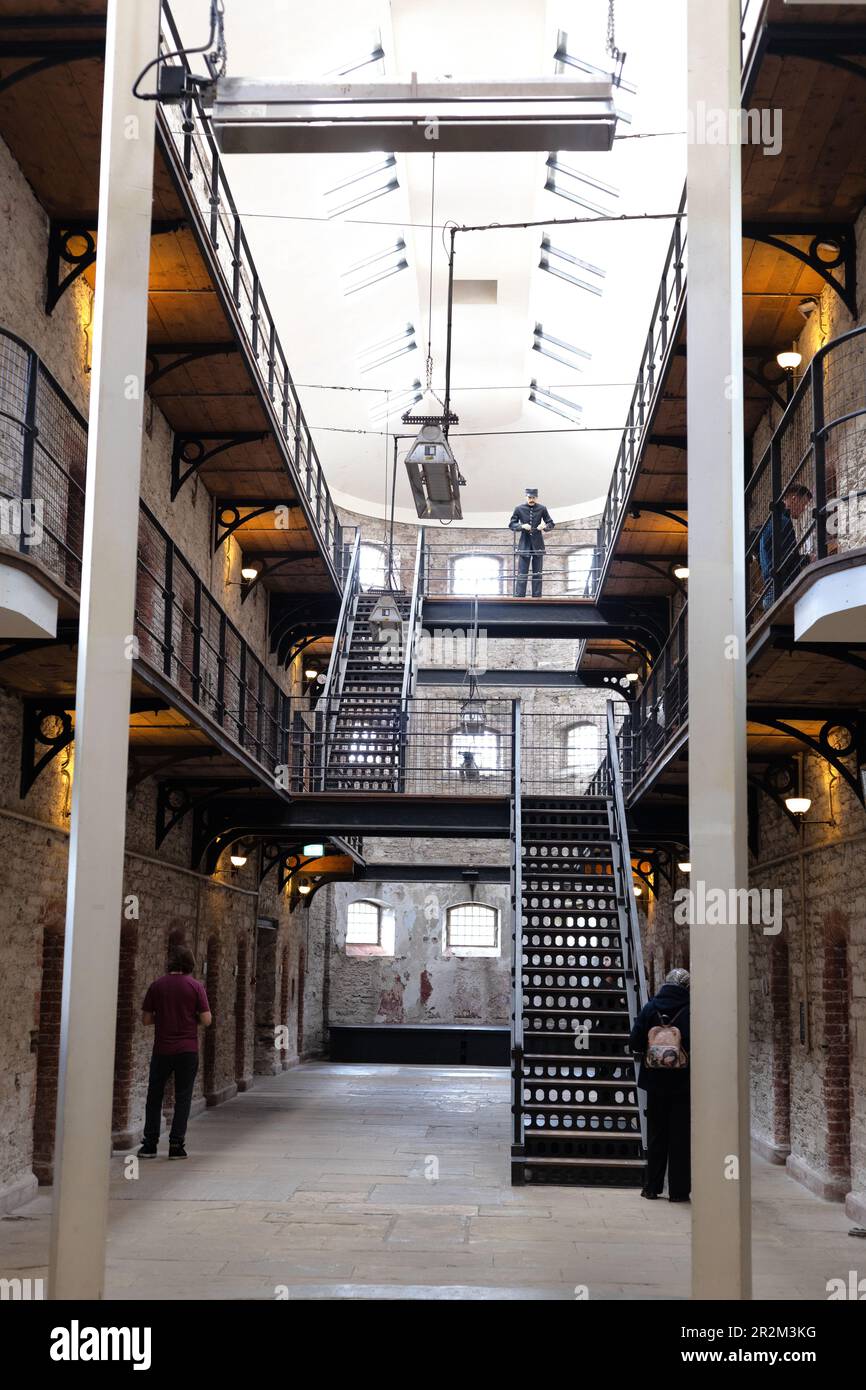 Interior of the historic Cork City Jail in Cork, Ireland Stock Photo Alamy