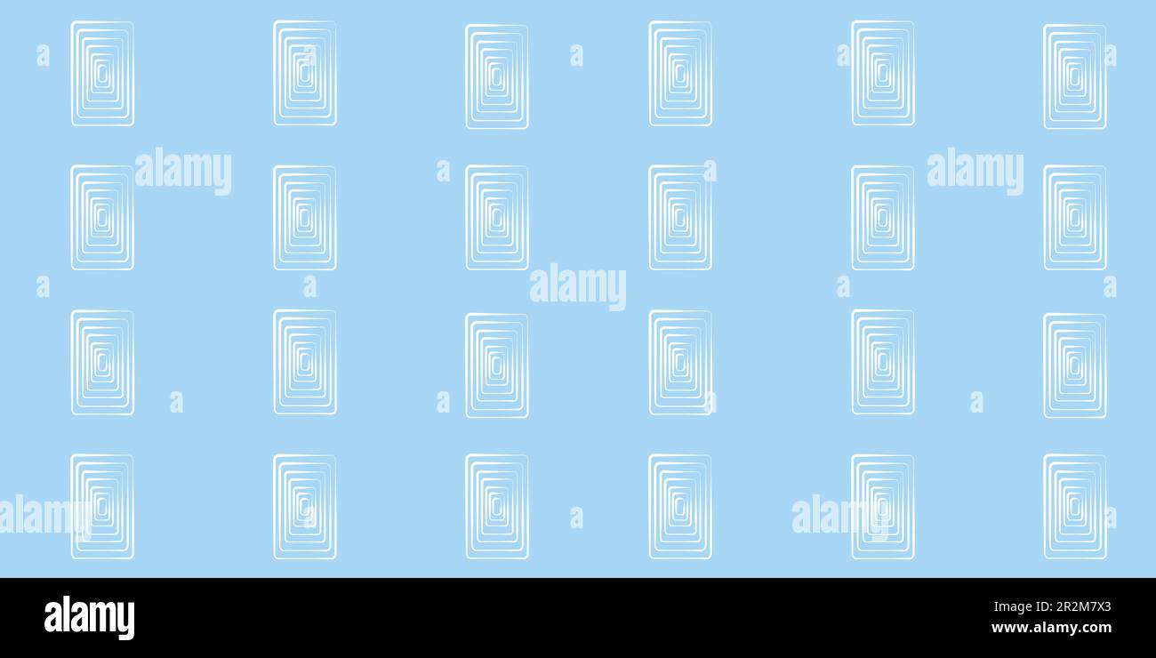 Seamless pattern Vector background abstraction white lines geometric shapes on a blue background. eps10 vector Stock Vector