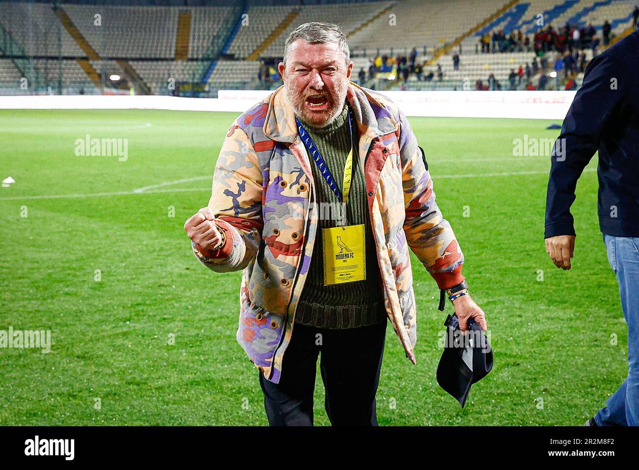 Venice, Italy. 01st May, 2023. Ceo of Modena Carlo Rivetti and Simone Pavan  during Venezia FC vs Modena FC, Italian soccer Serie B match in Venice,  Italy, May 01 2023 Credit: Independent