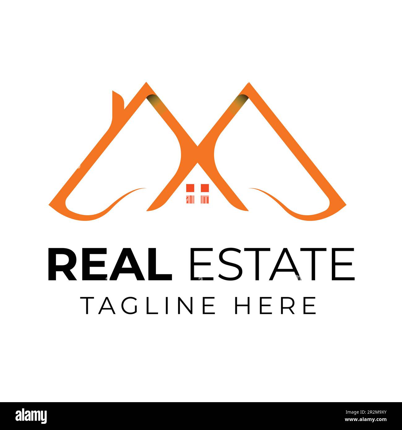 Modern real estate logo design Stock Vector Image & Art - Alamy