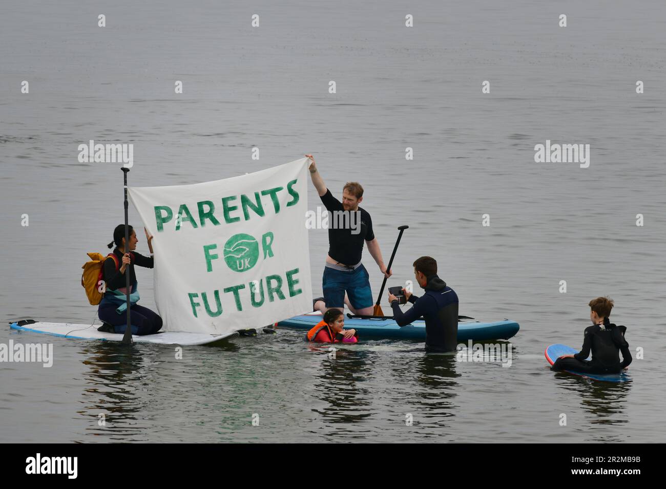 Edinburgh Scotland, UK 20 May 2023. Surfers Against Sewage National Day