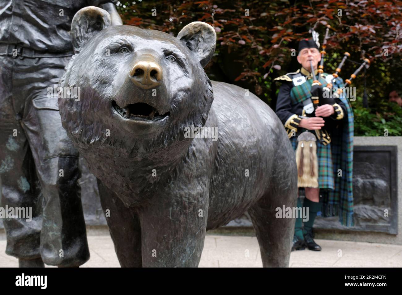 Edinburgh, Scotland, UK. 20th May 2023. Wojtek's Day in Princes Street