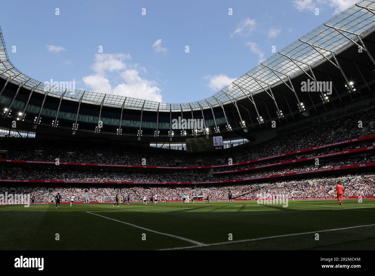 Tottenham Hotspur Stadium, London, UK. 20th May, 2023. Premier League Football, Tottenham Hotspur versus Brentford; A Packed Tottenham Hotspur Stadium for their last home game of the season Credit: Action Plus Sports/Alamy Live News Stock Photo