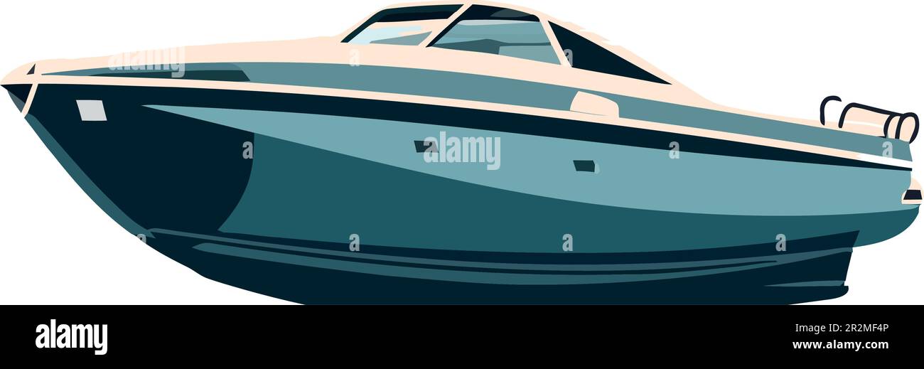Luxury yacht design over white Stock Vector Image & Art - Alamy