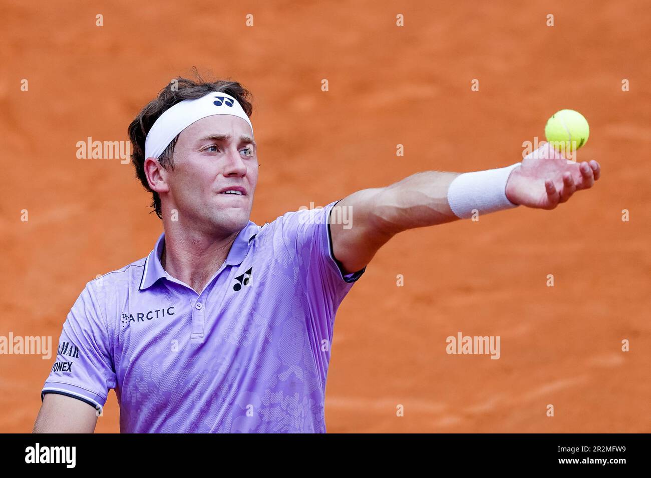 Casper Rune Rome, Italy. 20th May, 2023. Casper Ruud of Norway in action during the ...