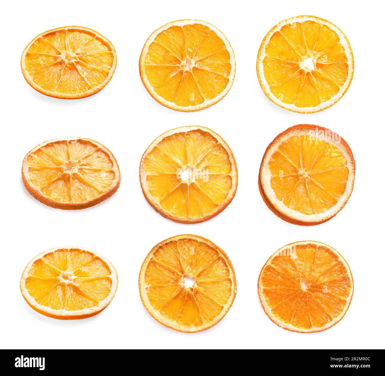 Collection orange slices circle hi-res stock photography and images - Alamy
