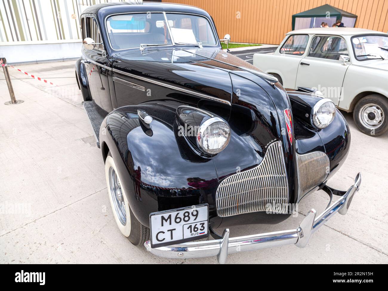 Samara, Russia - May 14, 2023: Buick Century 1st gen 1939 4-door Sedan at a local car show. Stock Photo