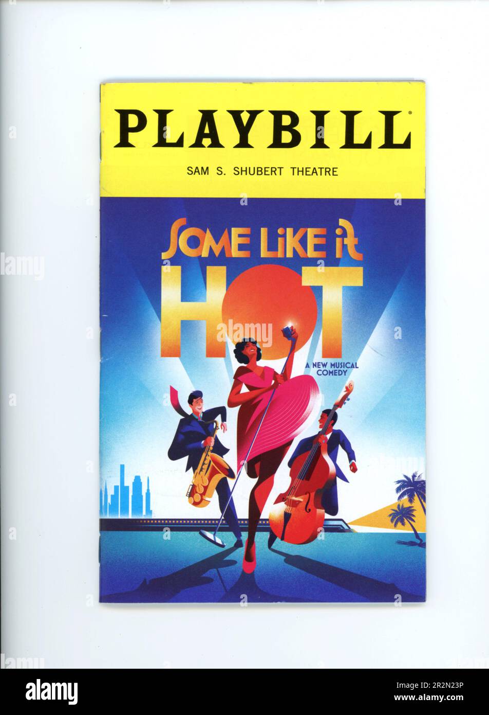 'Some Like it Hot' playbill from the Sam S. Shubert Theatre, New York City, USA  2023 Stock Photo