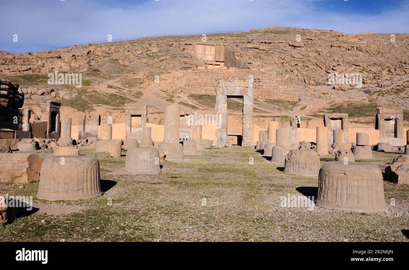 Persepolis, located in the Iranian city of Shiraz and the capital of