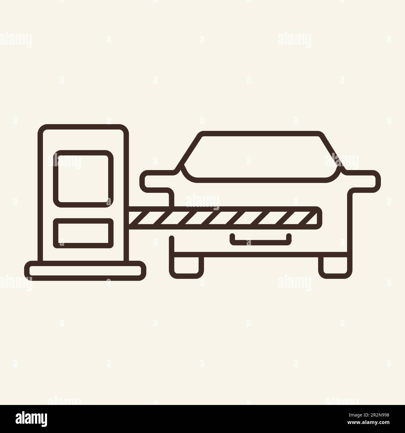 Barrier line icon Stock Vector Image & Art - Alamy