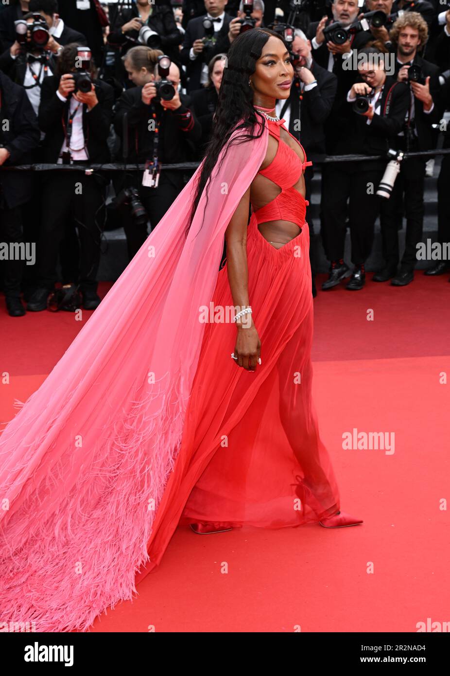 Cannes, France. 20th May, 2023. Cannes, France. May 20th, 2023. Naomi Campbell arriving at the