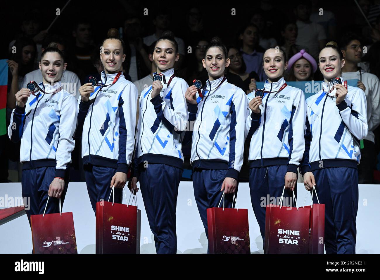 Milli Gimnastika Arena, Baku, Azerbaijan, May 18, 2023, Israel Silver