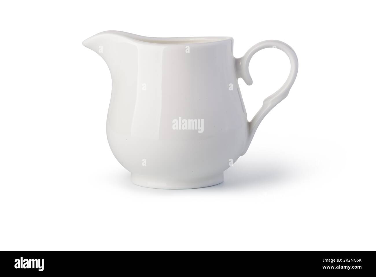 milk jug on white background Stock Photo Alamy