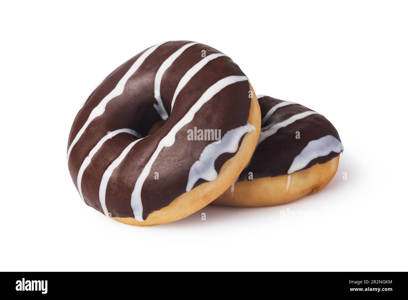 donuts isolated on white background Stock Photo - Alamy