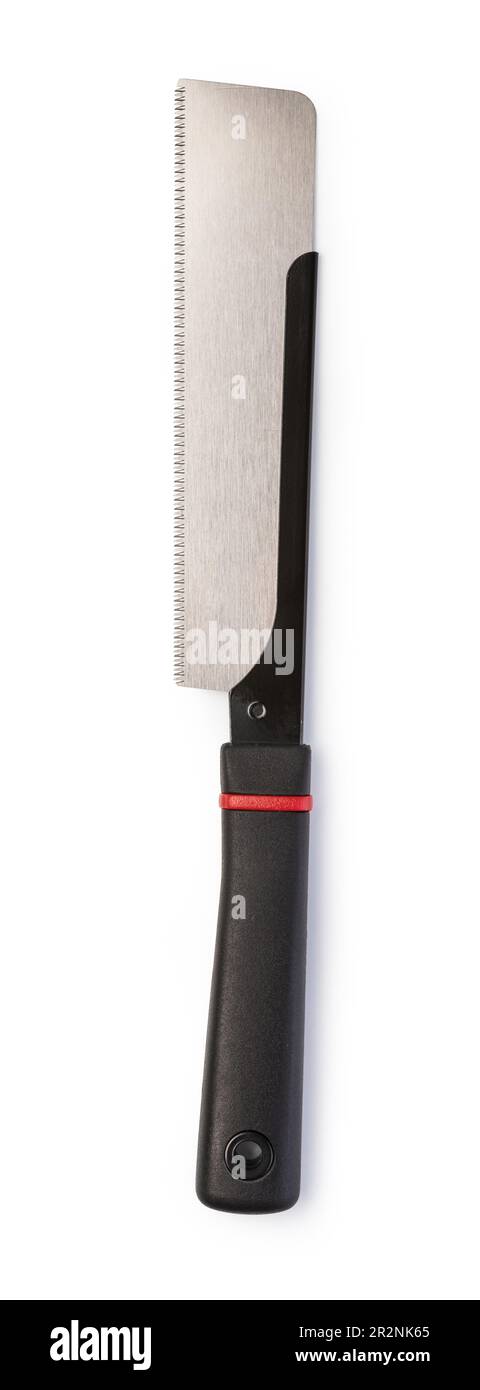 Hand saw isolated on white background Stock Photo - Alamy