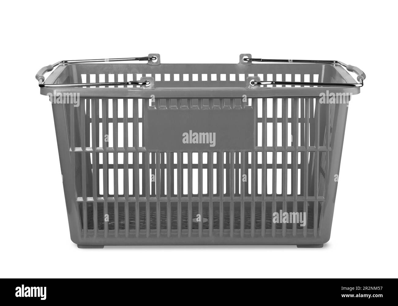 Empty shopping basket isolated on white background Stock Photo
