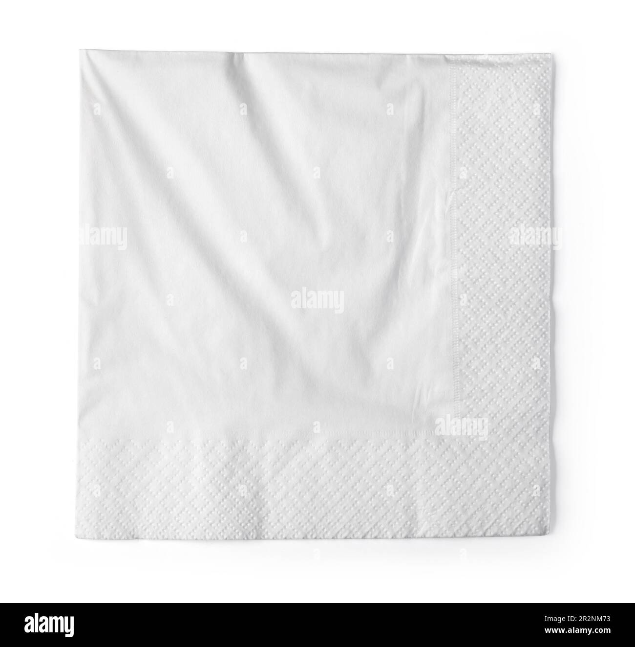 paper napkin isolated on white background Stock Photo Alamy
