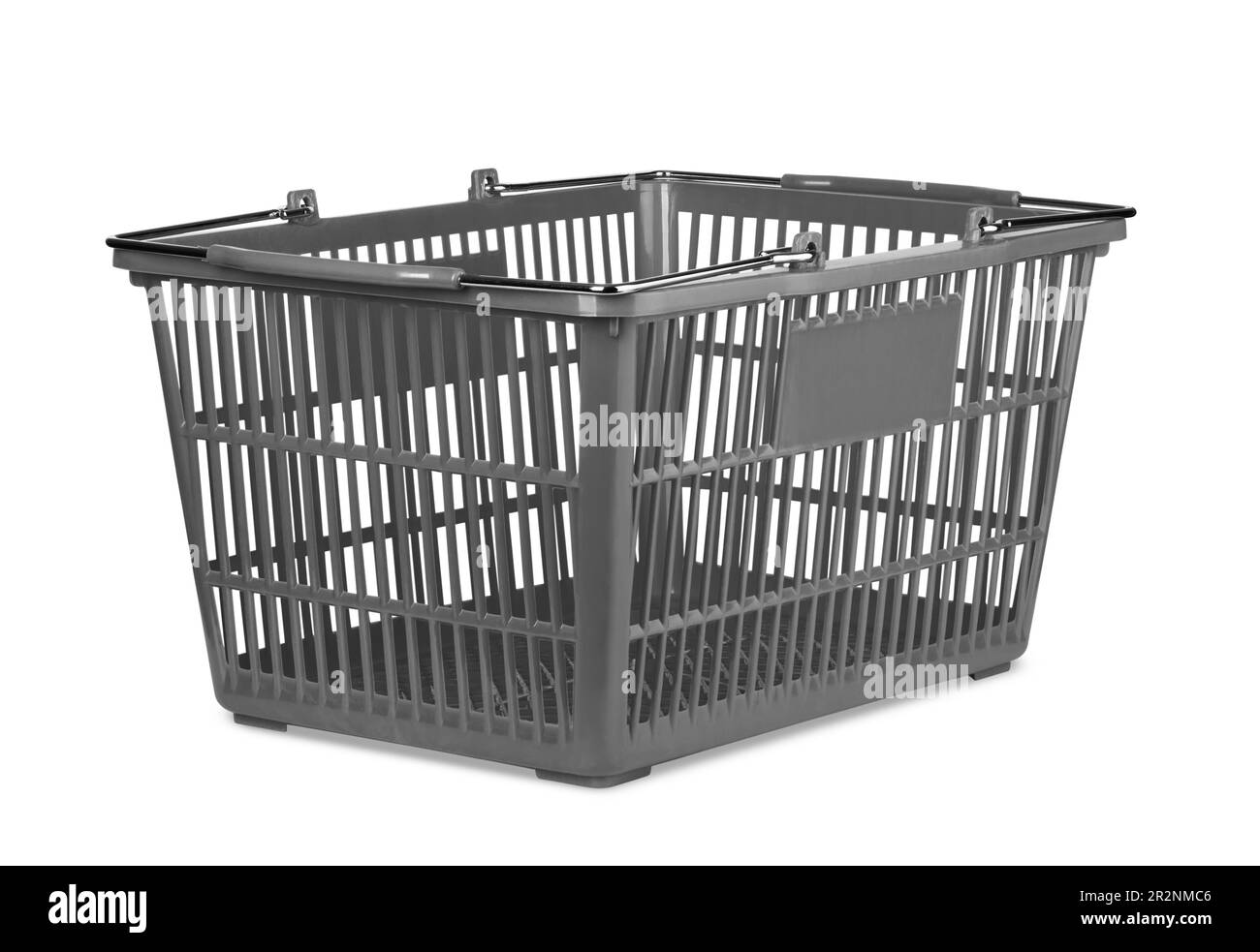 Empty shopping basket isolated on white background Stock Photo