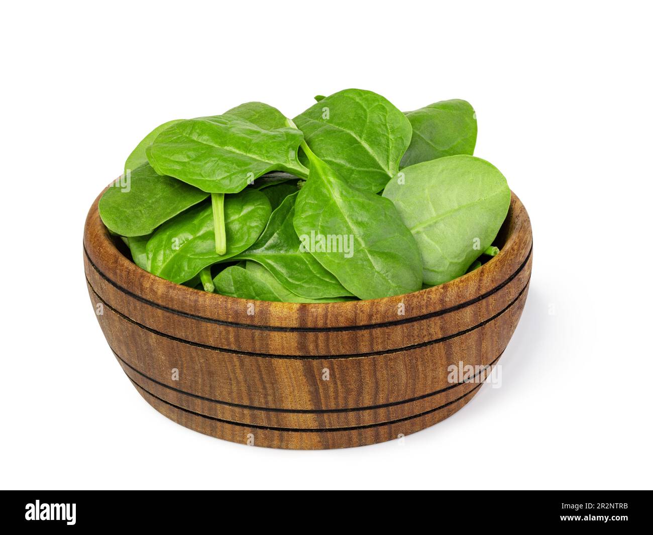Spinach leaves isolated on white background Stock Photo - Alamy