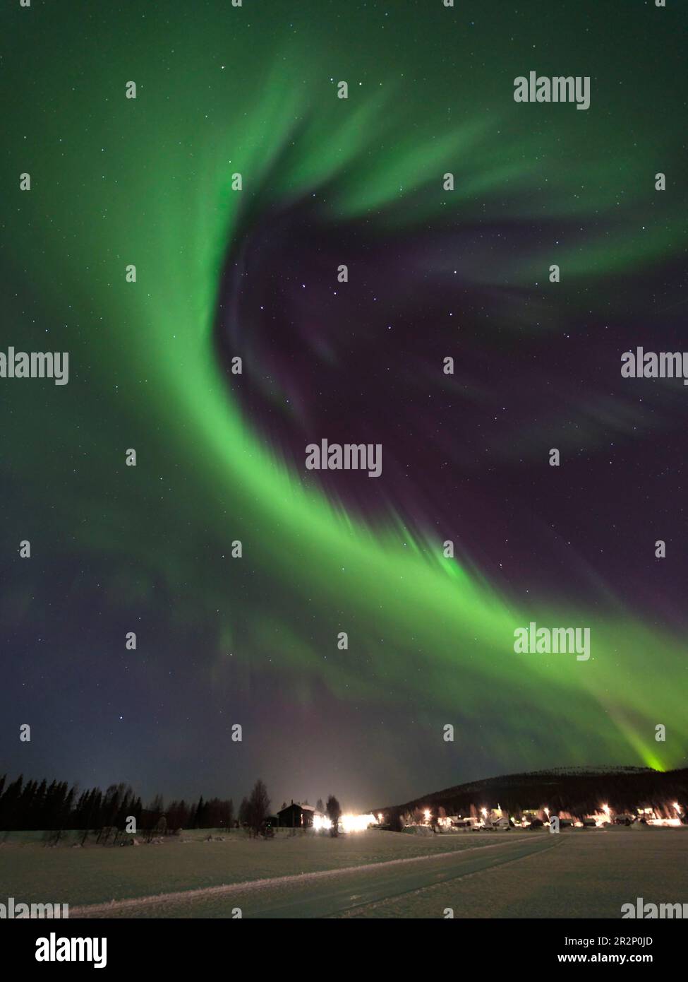 Northern Lights, Aurora borealis, the constellation of the Big Dipper