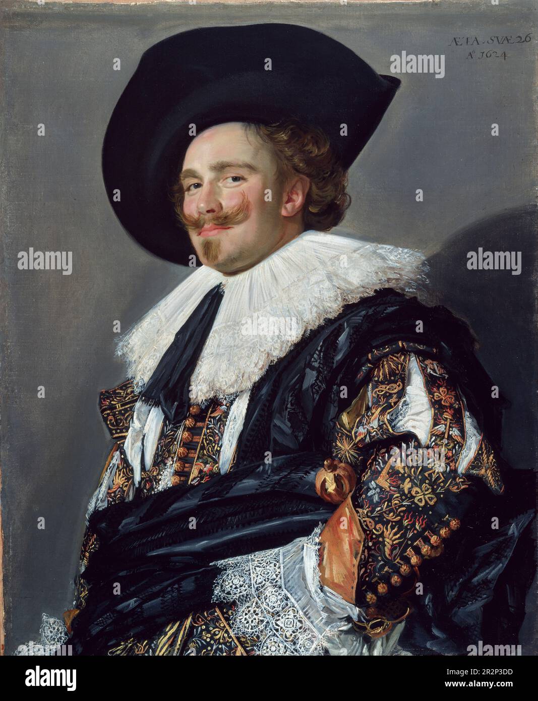 The Laughing Cavalier. Frans Hals. 1624. Stock Photo