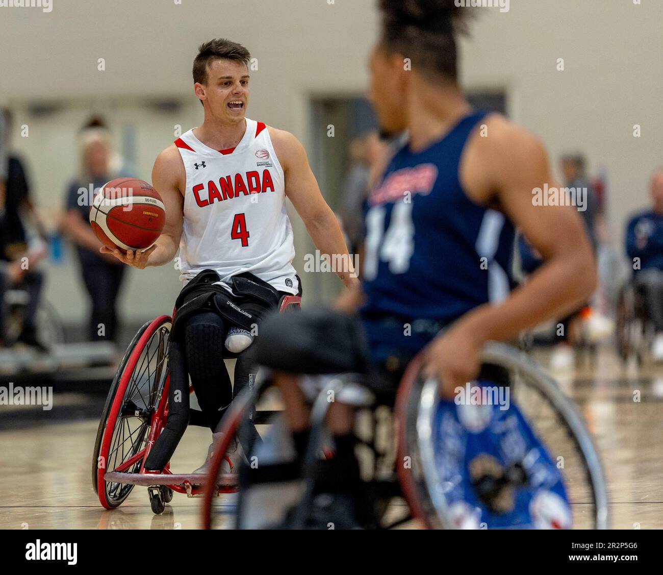Ottawa, Canada. 20 May 2023. Nik Goncin (4) of Team Canada in a Canada