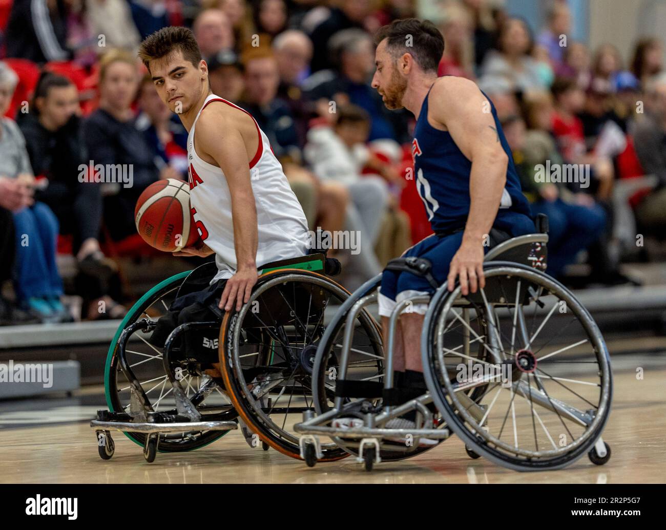 Ottawa, Canada. 20 May 2023. Garret Ostepchuk (5) of Team Canada in a