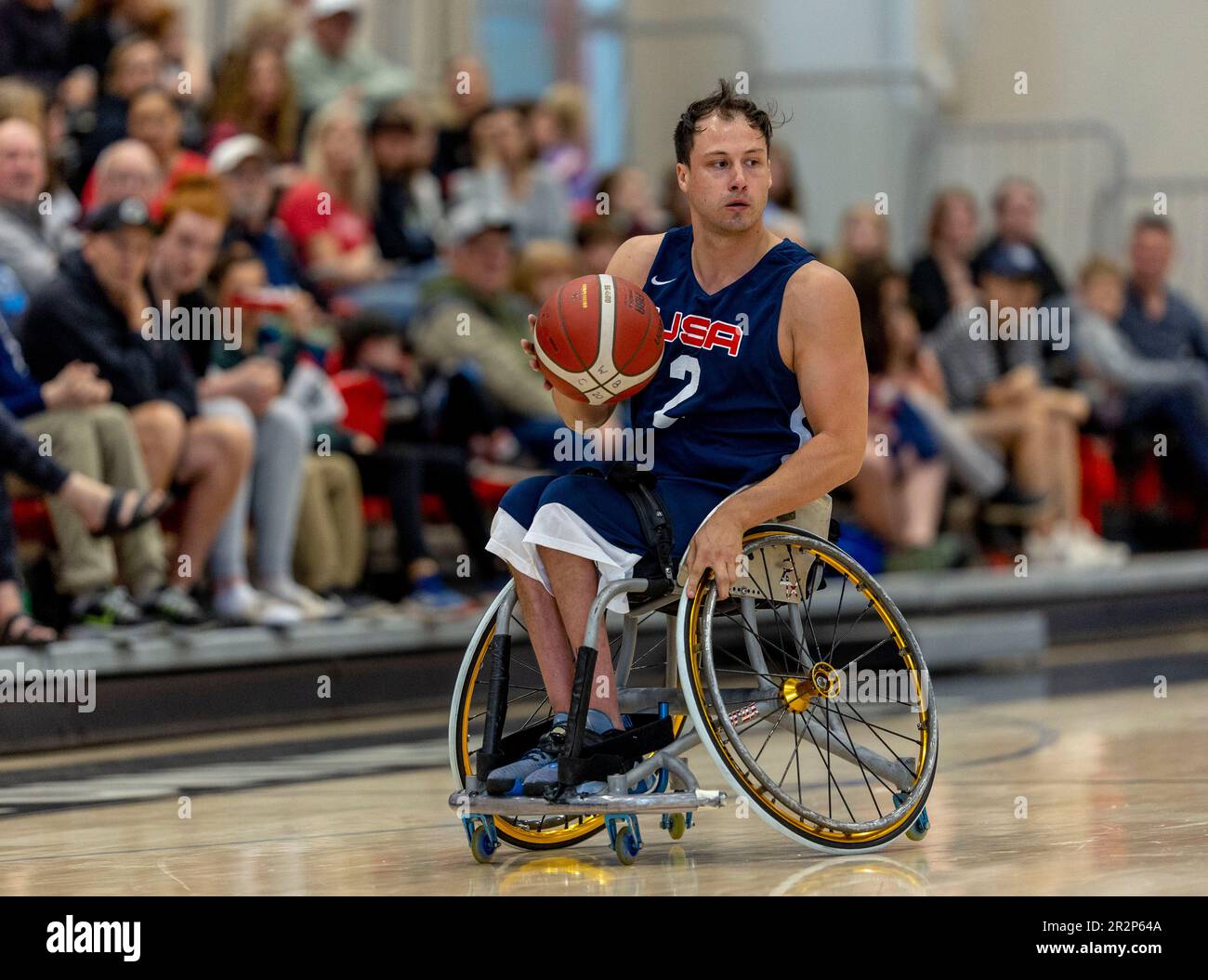 Ottawa, Canada. 20 May 2023. Jacob Williams (2) of Team USA in a Canada ...