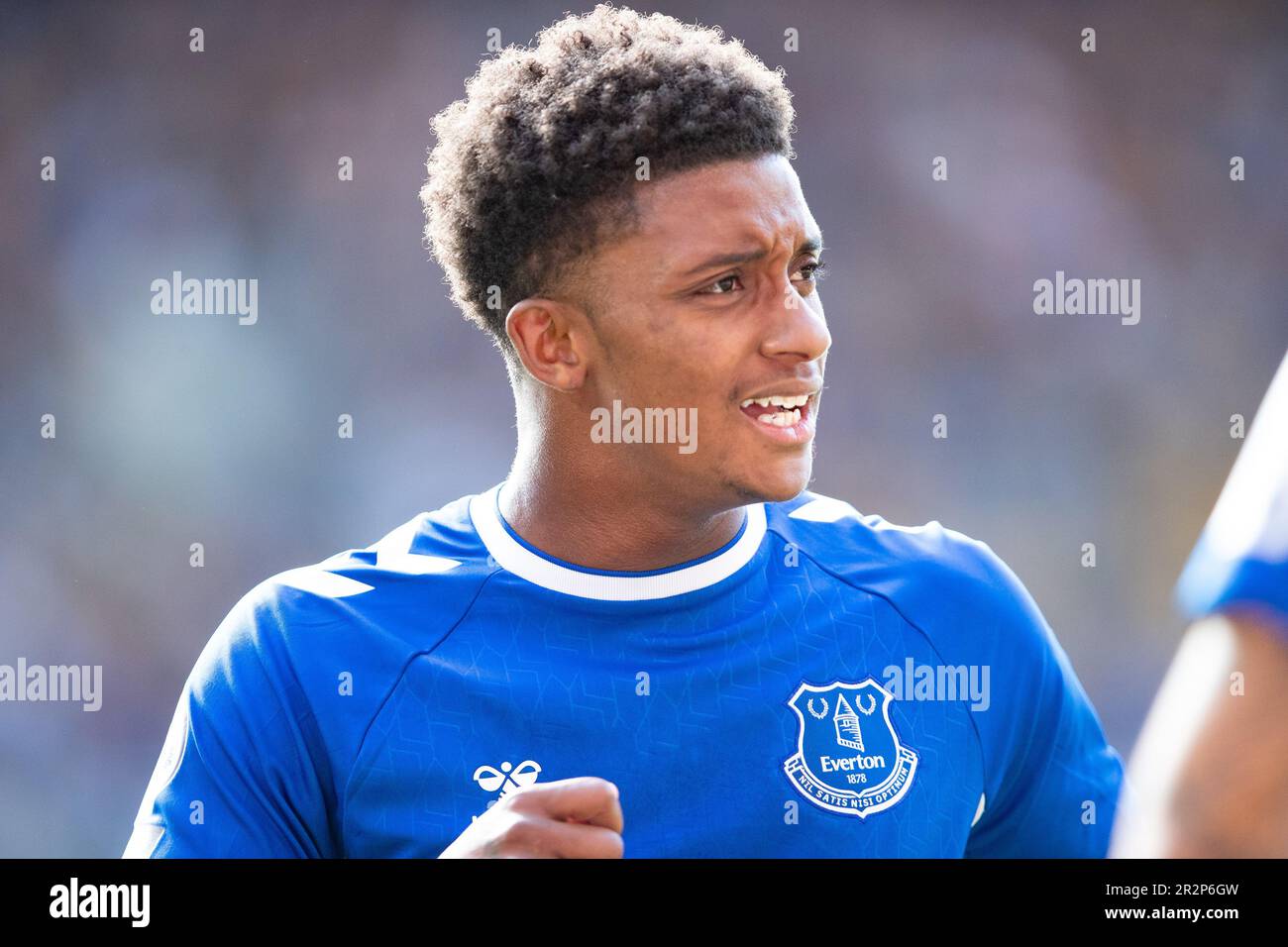 Demarai Gray of Everton after the game during the Premier League match between Wolverhampton Wanderers and Everton at Molineux, Wolverhampton on Saturday 20th May 2023. (Photo: Gustavo Pantano | MI News) Credit: MI News & Sport /Alamy Live News Stock Photo