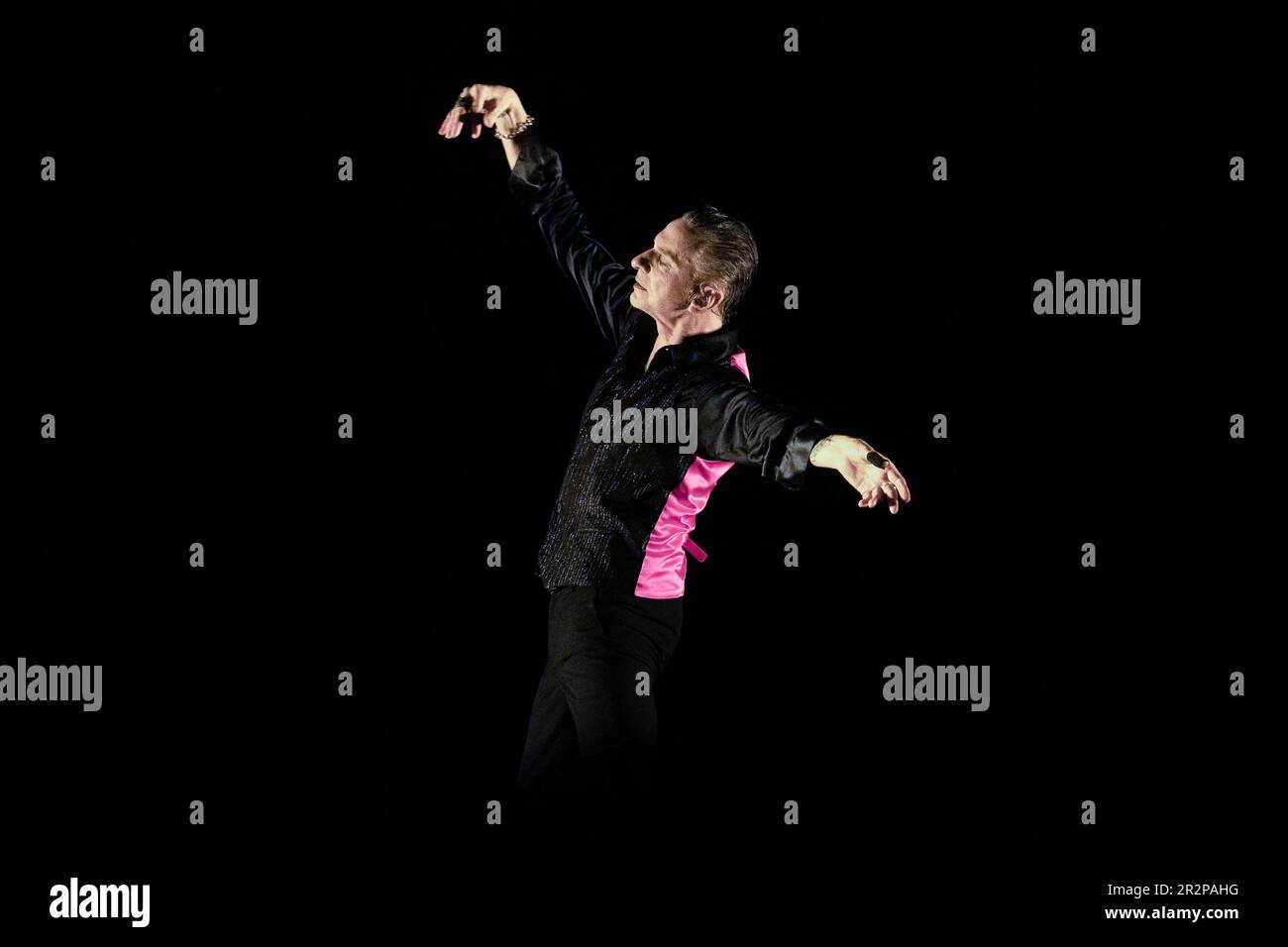 Dave Gahan of Depeche Mode performing live in Amsterdam on 16 May 2023 Stock Photo