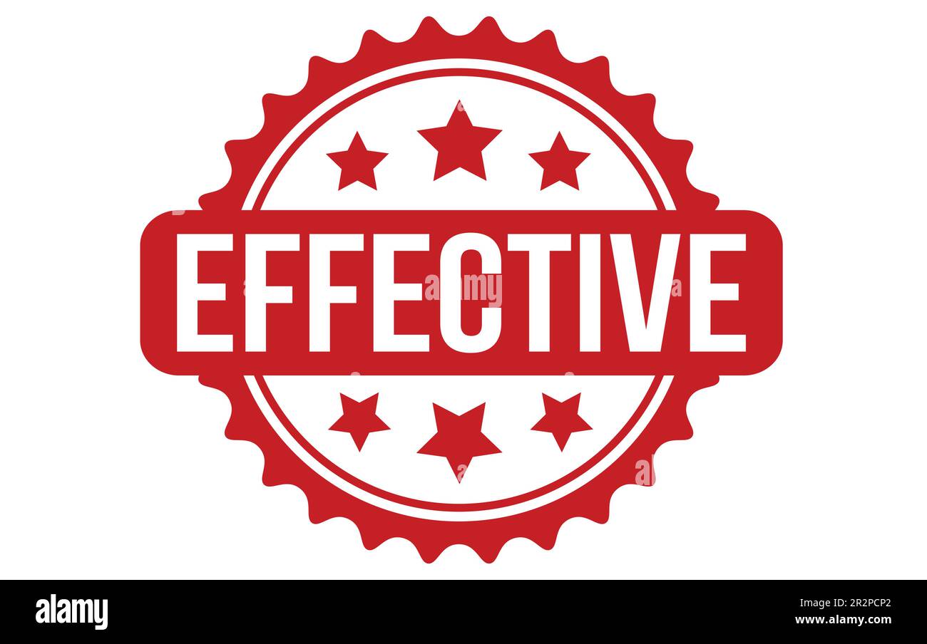 Effective Rubber Stamp Seal Vector Stock Vector Image & Art - Alamy