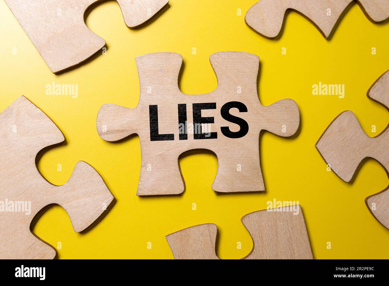 word made with building blocks isolated on white. Stock Photo