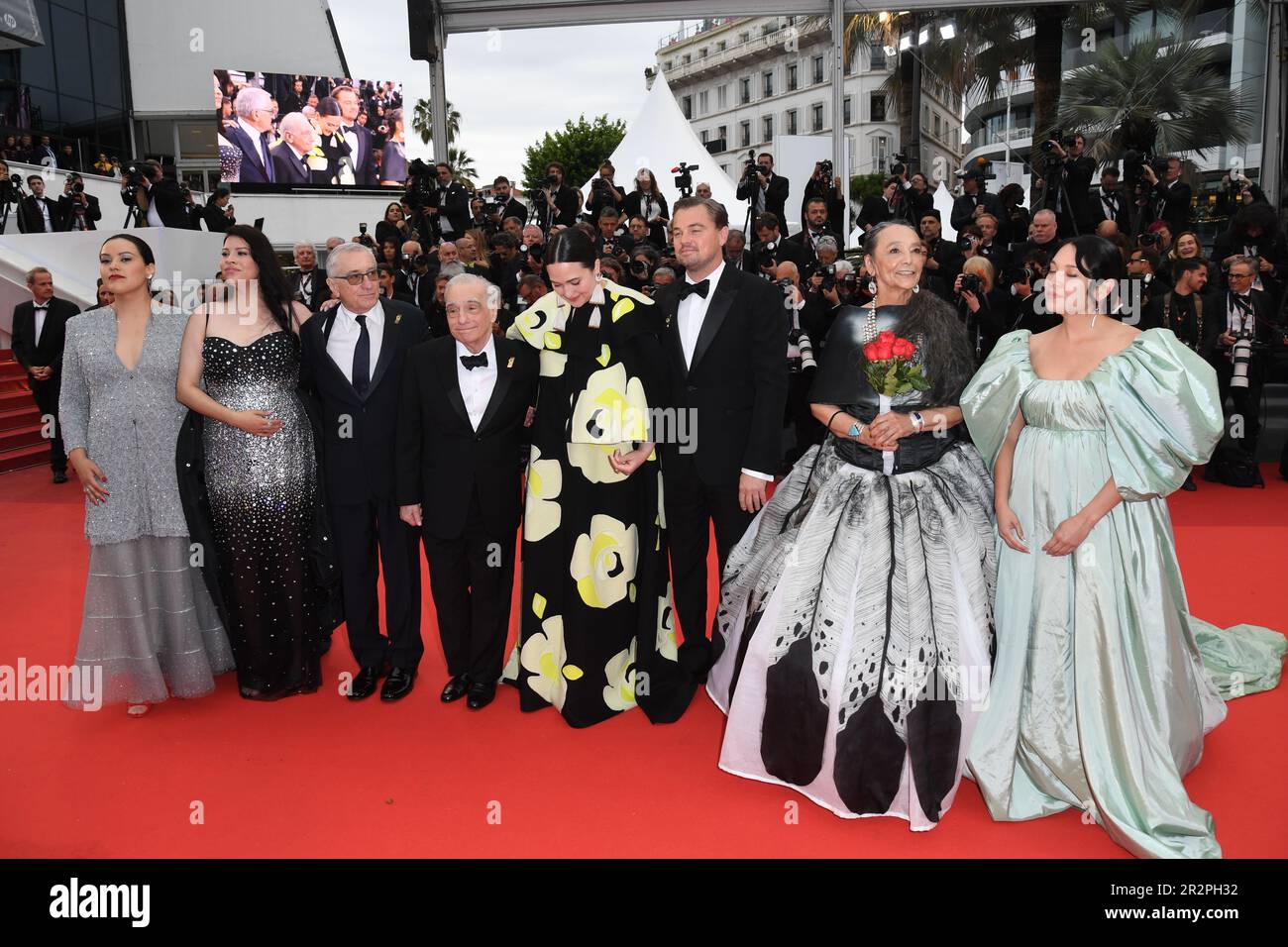 Cannes, France. 20th May, 2023. Leonardo DiCaprio, Tantoo Cardinal ...