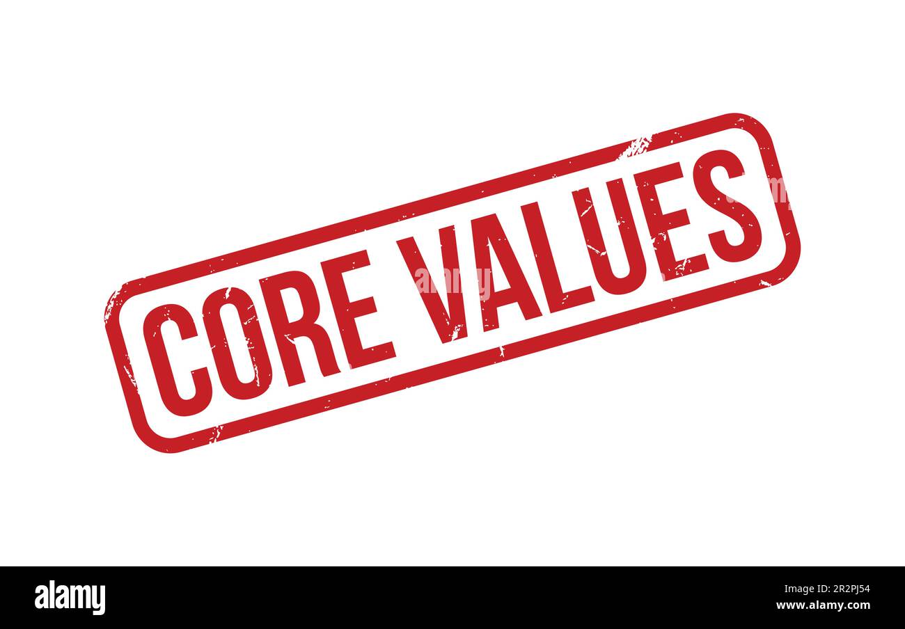 Core Values Rubber Stamp Seal Vector Stock Vector Image & Art Alamy