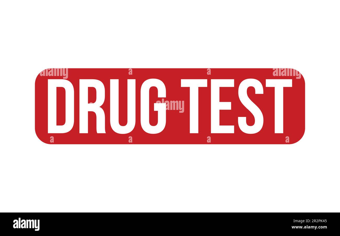 Drug Test Rubber Stamp Seal Vector Stock Vector Image & Art Alamy