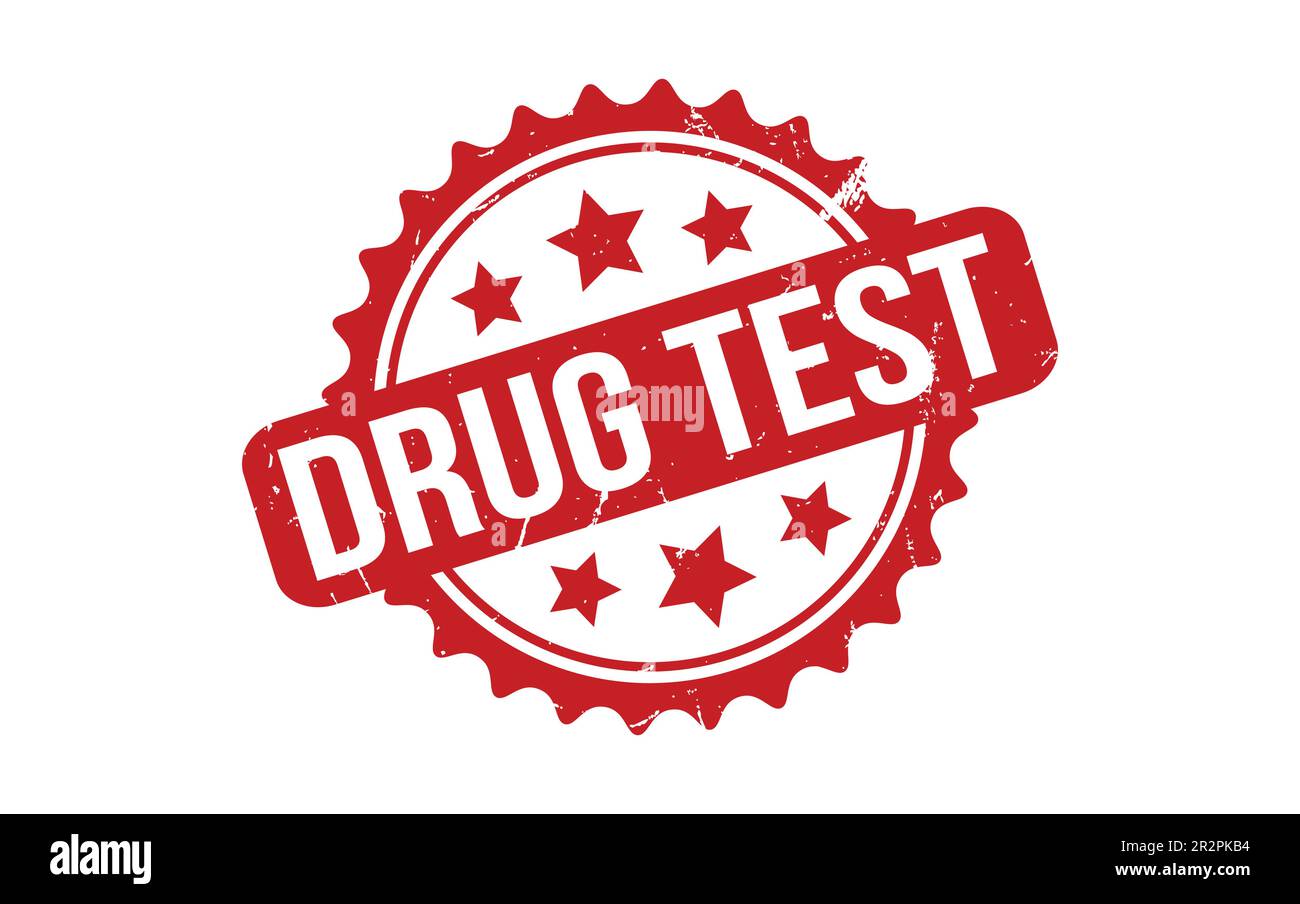 Drug Test Rubber Stamp Seal Vector Stock Vector Image & Art Alamy