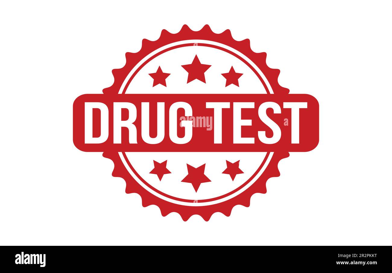 Drug Test Rubber Stamp Seal Vector Stock Vector Image & Art Alamy